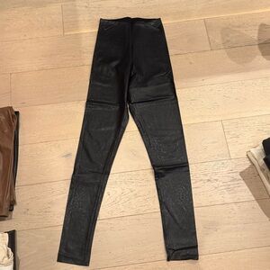 Commando Black Faux Leather Leggings